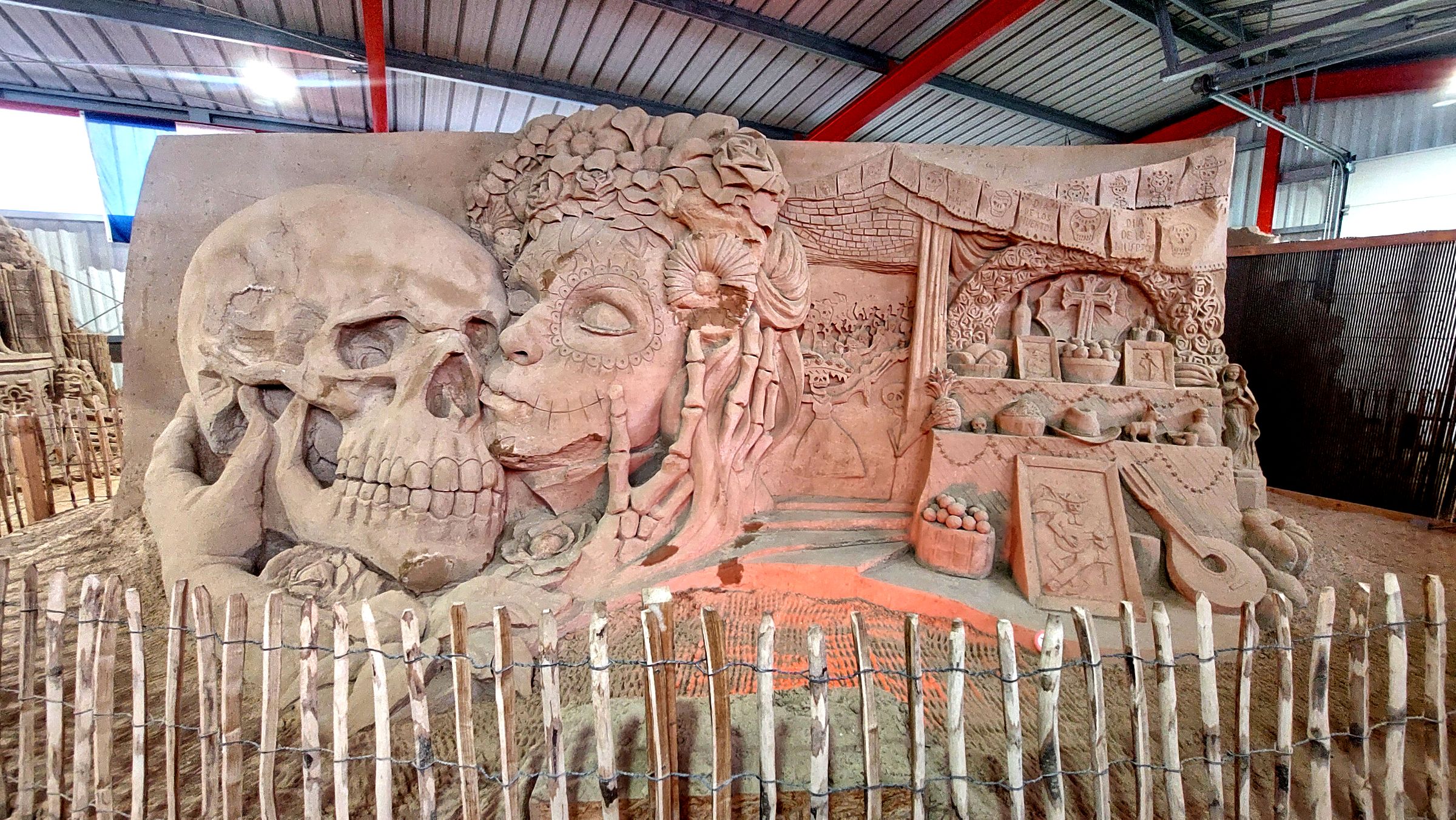 Sandskulpturen Ausstellung Welt aus Sand Trassenheide Usedom